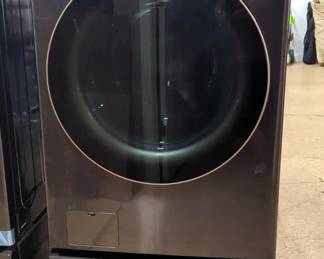 LG Mega Capacity Smart Front Load Washer, 5 cu. ft., Model WM6500HBA, With Pedestal, 52.5" x 27" x 33 1/8", Powers On, Purchased 2024 