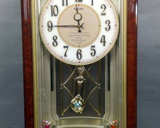 Seiko Hi-Fi Sound Musical Wall Clock, 22.5" x 12.5" 