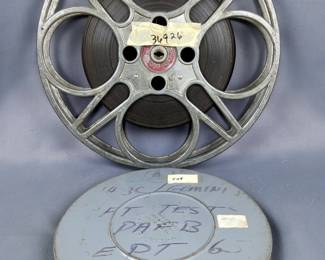 Goldberg Bros 35mm Film Reel And Taylor Reel Corp 16mm Film Reel With Case