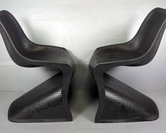 Siesta Bloom Cantilever Chairs, Qty 2