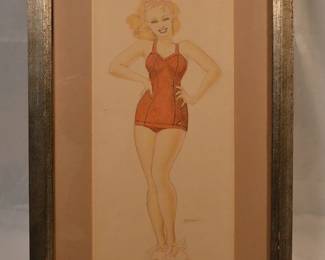 George Petty pinup girl 