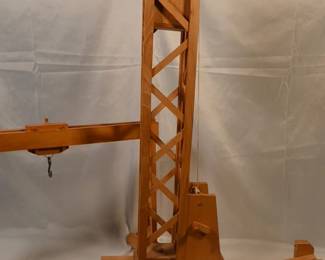 Vtg wooden crane
