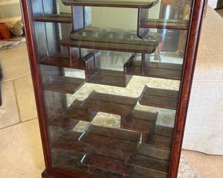 LARGE HANGING TRINKET SHELF W DOOR THAT OPENS 