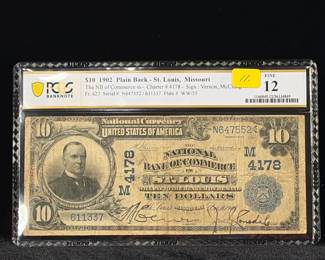 June Currency, Coin & Collectible Auction