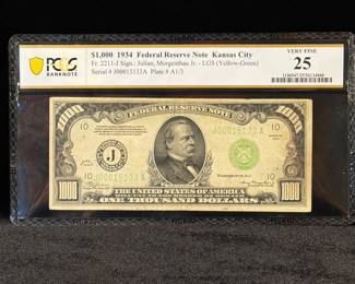 June Currency, Coin & Collectible Auction