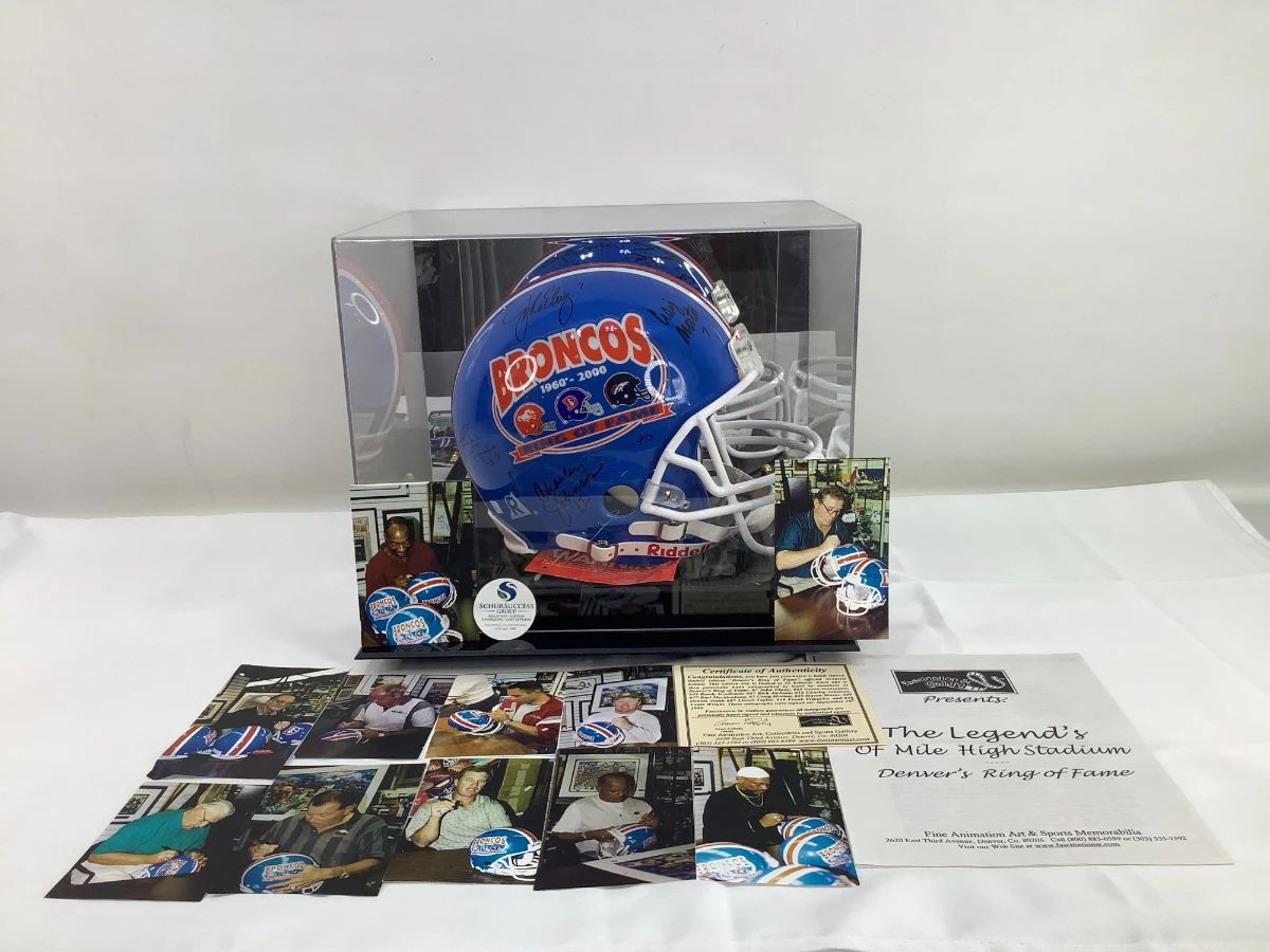 Autographed "Denver's Ring of Fame" Helmet