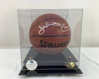 Autographed Julius Irving Basketball