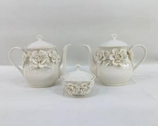 I. Godinger & Co. Teapots and Sugar Bowl