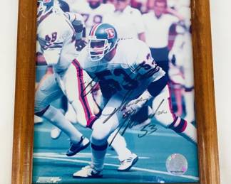 Framed Randy Gradishar #53 Signed Photo