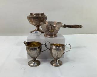 Four Pieces of Sterling Silver