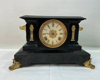 Ansonia Metal Mantel Clock