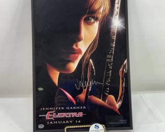 Jennifer Garner Signed "Elektra" Poster