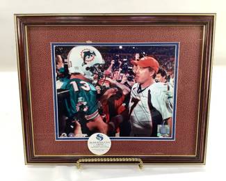 John Elway & Dan Marino Signed Photo