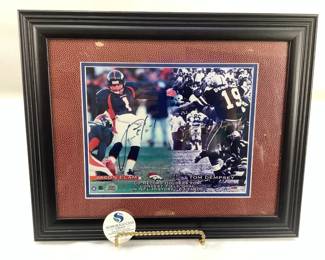 Jason Elam & Tom Dempsey Autographed Photo