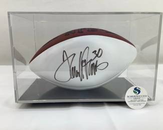 Terrell Davis Signed Football