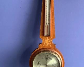 Vintage Banjo-Style Barometer