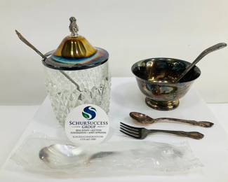 Vintage Silverplate Sugar Bowls and More