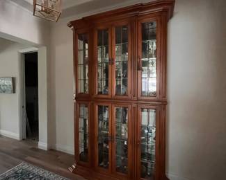 China Hutch that can be separated into 2 pieces of furniture