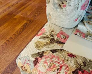 Floral Skirted Chair 