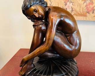 Statue of Sitting Woman