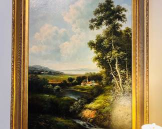 Signed Landscape Painting
