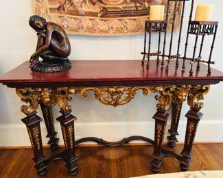Rococo Style Console Table 