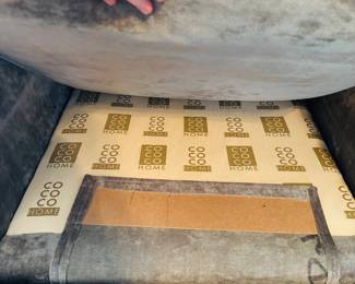 Grey Tufted Club Chair