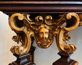 Rococo Style Console Table 