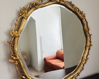 Giltwood Rounded Mirror