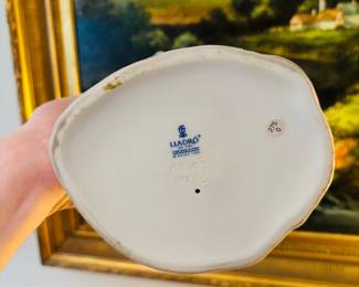 Lladro Porcelain Flamingos