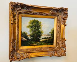 Signed Landscape Painting