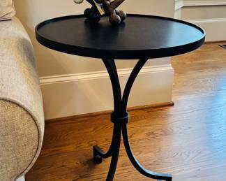 Black Metal Side Table