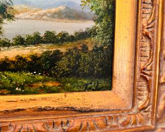 Signed Landscape Painting