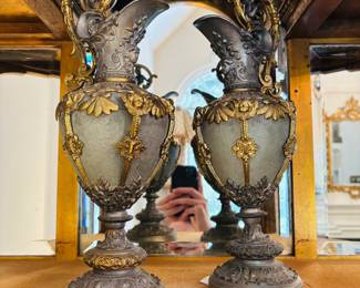 Pair of 19th Century Ewers 