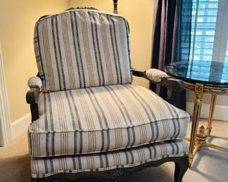 Louis XV Style Cushioned Armchair 