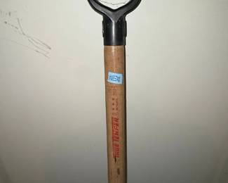 Assorted Garden Tools Ames Shovel, True Temper Fork, Ergo Grip Shovel, and Spade second image