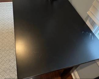 Black Writing Desk with Side Shelving Better Homes Gardens second image