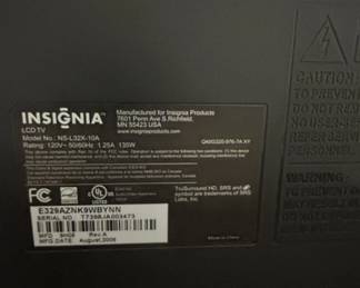 Insignia NSLXA LCD TV second image
