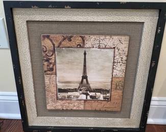 Eiffel Tower Collage Wall Art