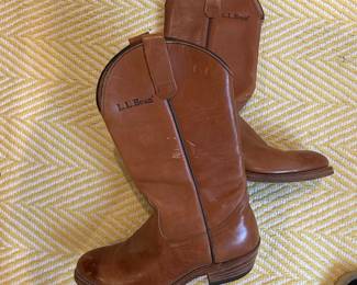 L.L.Bean Leather Cowboy Boots