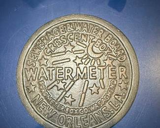 New Orleans Sewerage Water Board Water Meter Cover second image