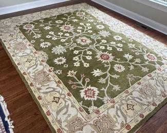 Safavieh Anatolia Collection Moss or Ivory HandKnotted Wool Rug second image