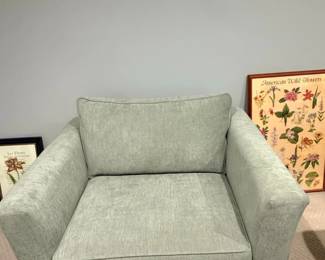 Sage Green Upholstered Accent Chair by Jonathan Louis second image