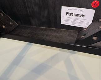 Pier Imports Black XBack Dining Chair third image