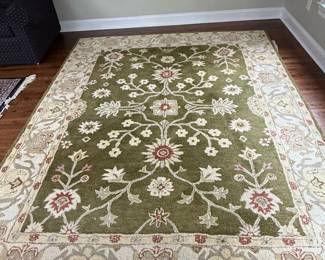Safavieh Anatolia Collection Moss or Ivory HandKnotted Wool Rug fifth image