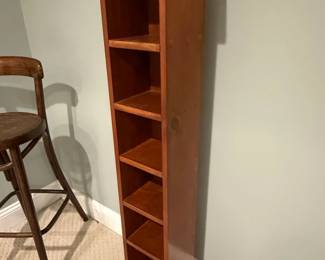Wooden Media Shelf or CD Tower third image
