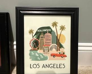 Los Angeles Cityscape Art Print