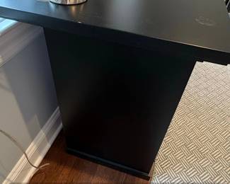 Black Writing Desk with Side Shelving Better Homes Gardens third image