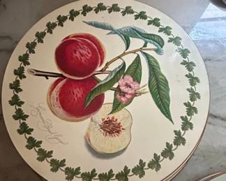 Set of Portmeirion Pomona Grimwoods Royal George Peach Coasters
