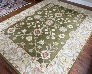 Safavieh Anatolia Collection Moss or Ivory HandKnotted Wool Rug fourth image